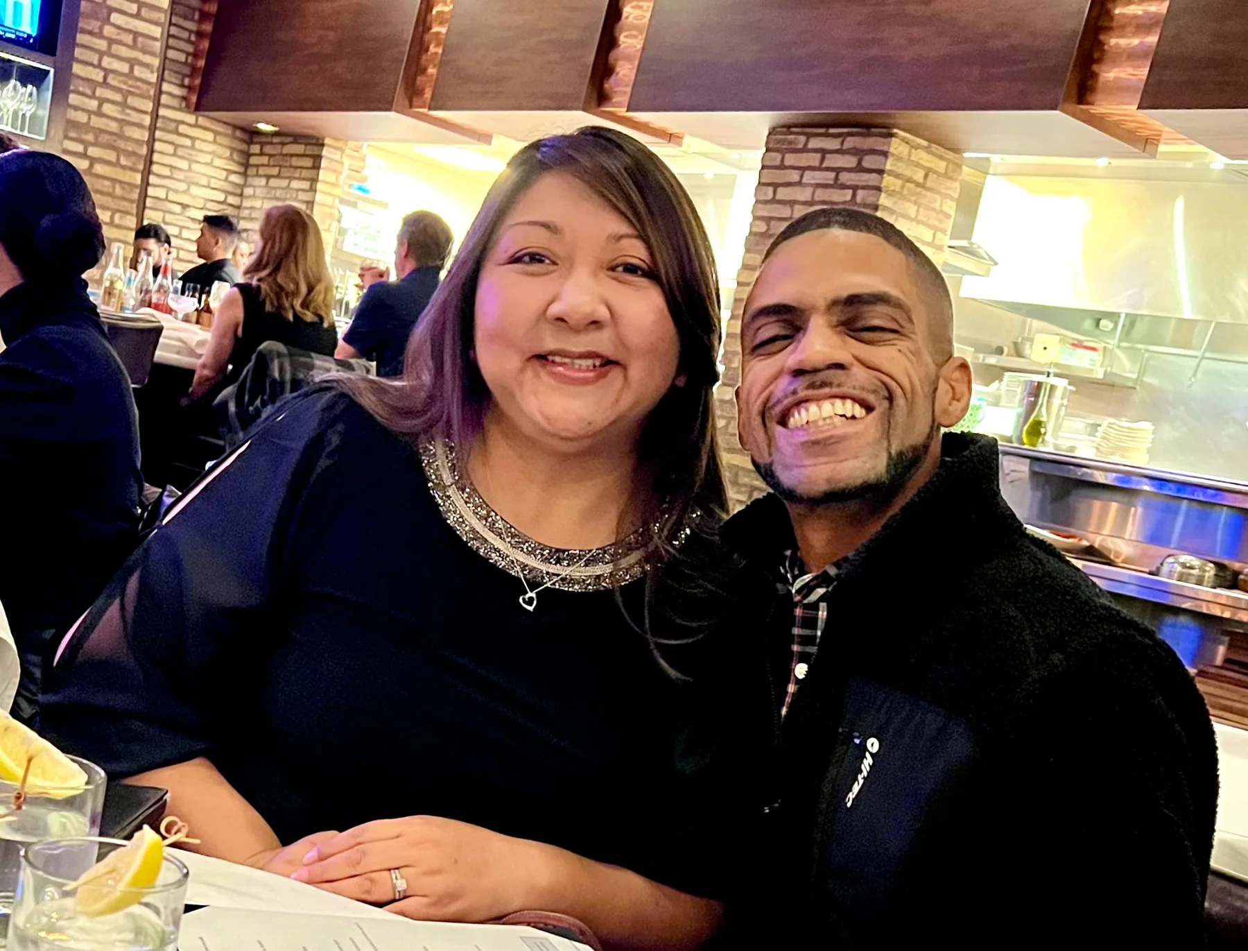 Franzelle Johnson Jr. and his wife Norma
